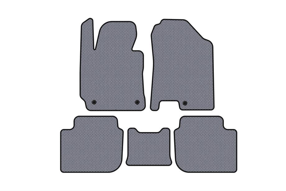 Kia Cerato 3 2013-2018 Rubber Floor Mats Carsuit (SD, Gray) Image