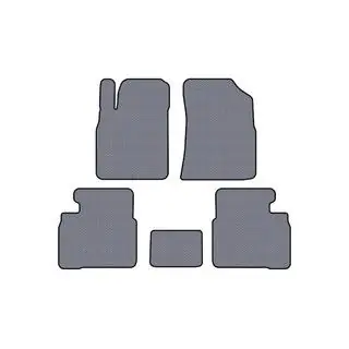Rubber Floor Mats Carsuit (Gray) photo 1