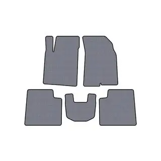 Rubber Floor Mats Carsuit (Gray) photo 1