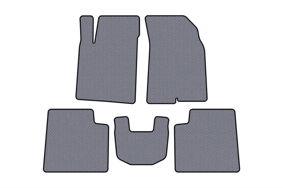 Kia Opirus 2003-2010 Rubber Floor Mats Carsuit (Gray) Image