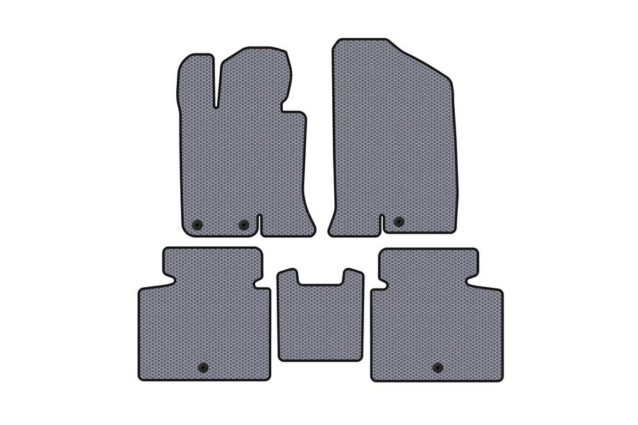 Kia Optima 2010-2016 Rubber Floor Mats Carsuit V-2 (SD, gray) Image