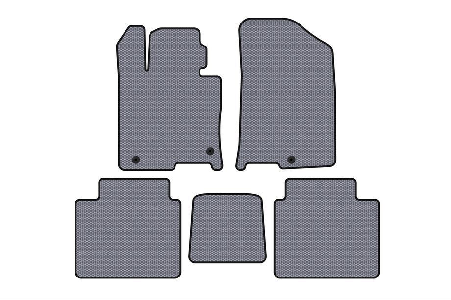 Kia Optima 2016- Rubber Floor Mats Carsuit (Gray) Image