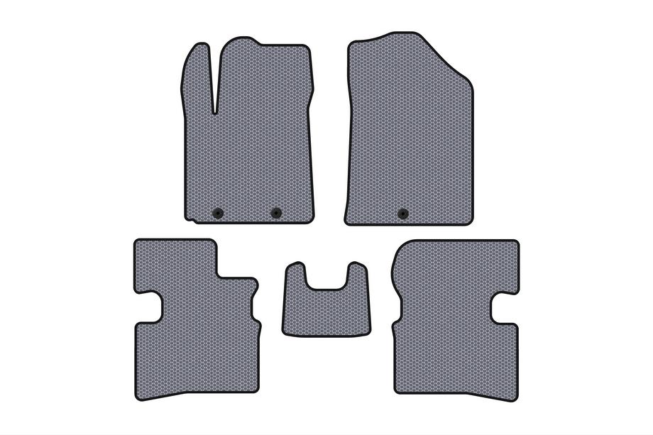 Kia Picanto 2004-2011 Rubber floor mats Carsuit (2009-2011, HB, gray) Image