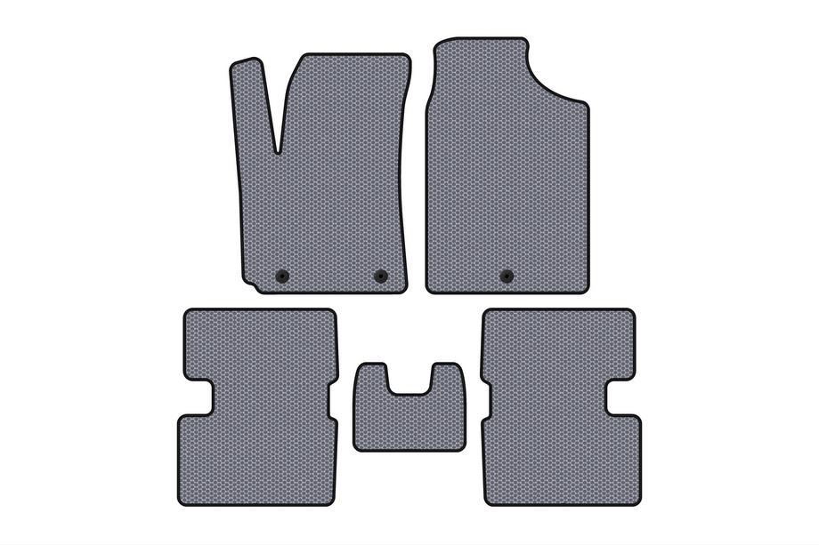 Kia Picanto 2016- Rubber Floor Mats Carsuit (HB, Grey) Image