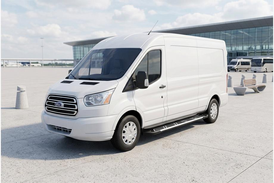 Ford Transit 2014- Side Steps Sunrise (2 pcs, Aluminum) Image