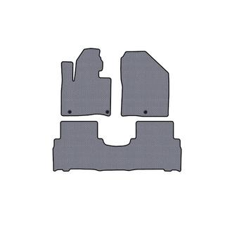 Rubber floor mats Carsuit (2014-2018, 5-seater, gray) Kia Sorento III UM 2014-2020 photo 1
