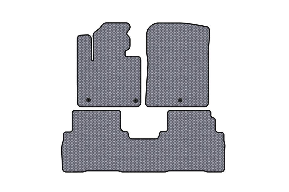 Kia Sorento III UM 2014-2020 Rubber floor mats Carsuit (7-seater, grey) Image