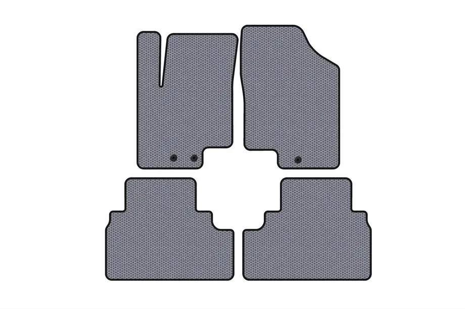 Kia Venga 2010-2019 Rubber Floor Mats Carsuit (Gray) Image