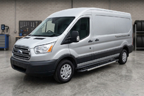 Ford Transit 2014- Side Steps RedLine V1 (2 pcs, Aluminum) photo 1