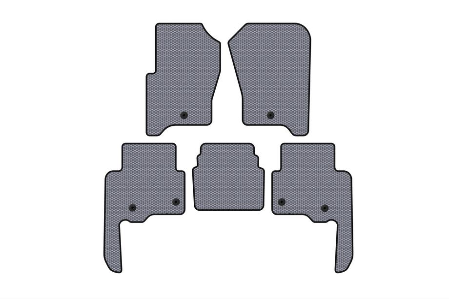 Land Rover Discovery IV 2009-2017 Rubber Floor Mats Carsuit V2 (Gray) Image