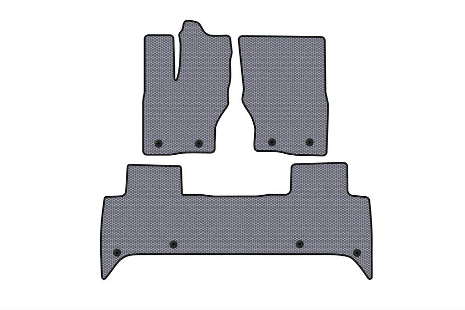 Land Rover Discovery V 2017- Rubber floor mats Carsuit (5-seater, grey) Photo 1