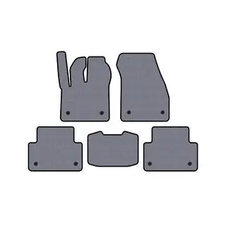 Rubber Floor Mats Carsuit (Gray) photo 1