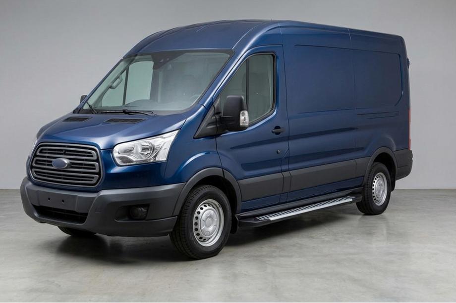 Ford Transit 2014- Side Steps Line (2 pcs, Aluminum) Image