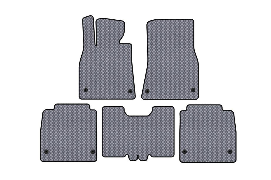 Lexus LS 2007-2017 Rubber floor mats Carsuit (2007-2010, SD, Long wheelbase, grey) Image