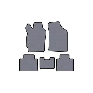 Rubber Floor Mats Carsuit (Gray) photo 1