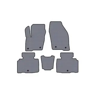 Rubber Floor Mats Carsuit (Gray)