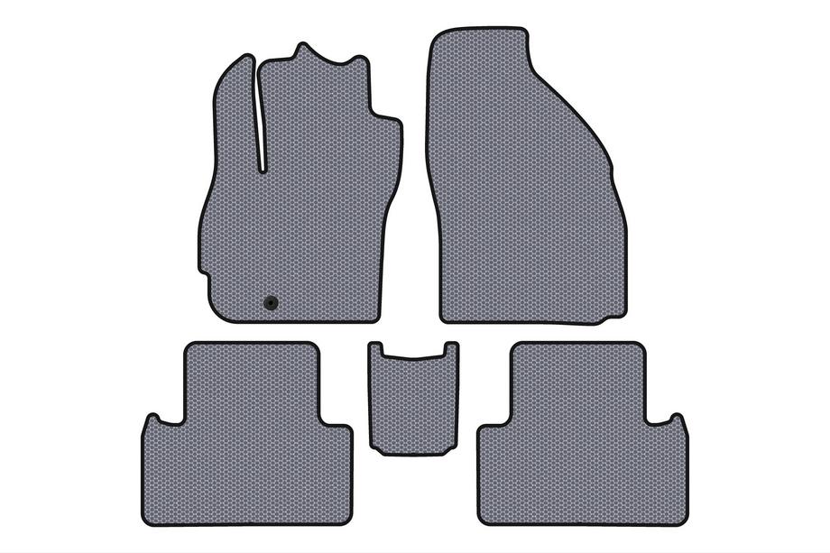 Mazda 5 2005-2009 Rubber floor mats Carsuit (2 rows, 7-seater, gray) Image