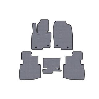 Rubber floor mats Carsuit (2 rows, 7-seater, gray) photo 1