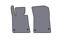 Mercedes SLK R172 2011-2016 Rubber floor mats Carsuit (Roadster, gray) photo 1