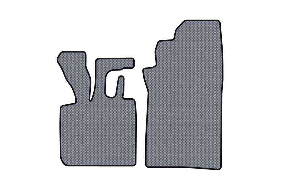 Smart 1998-2007 Rubber floor mats Carsuit (1998-2003 Cabriolet, gray) Image
