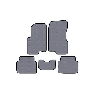 Rubber Floor Mats Carsuit (2003-2007, Forfour, Gray) Smart 1998-2007 photo 1
