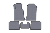 Mercedes E-class W124 1984–1997 Rubber Floor Mats Carsuit (SD, Gray) photo 1