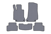 Mercedes C-class W205 2014-2021 Rubber Floor Mats Carsuit (SD, Gray) photo 1