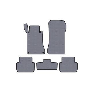 Rubber Floor Mats Carsuit (Coupe, Grey) Mercedes CLK W209 2002-2010 photo 1