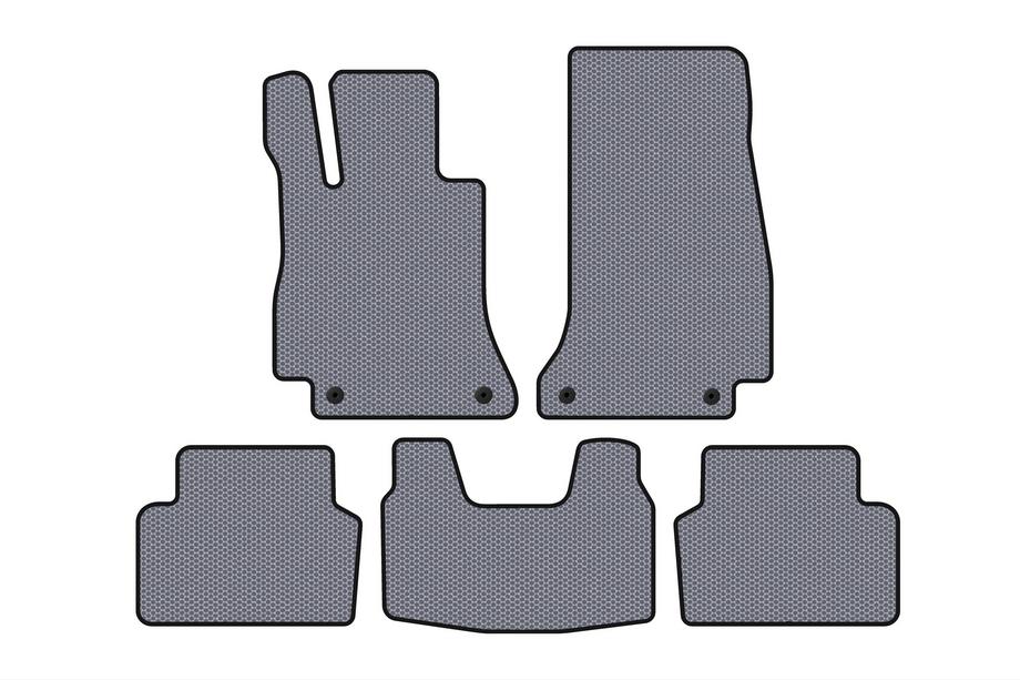 Mercedes E-class W213 2016-2023 Rubber Floor Mats Carsuit (SD, Gray) Image