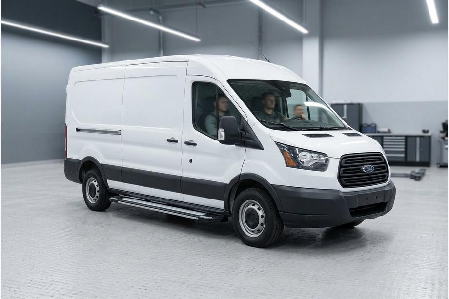 Ford Transit 2014- Side Steps Rainbow (2 pcs, Aluminum) Image