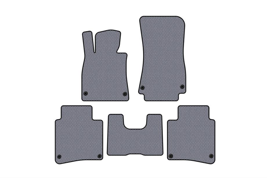 Mercedes S-class W222 2013-2022 Rubber floor mats Carsuit (2017-2020, SD, Long wheelbase, gray) Image
