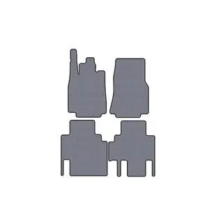Rubber Floor Mats Carsuit (Gray) photo 1