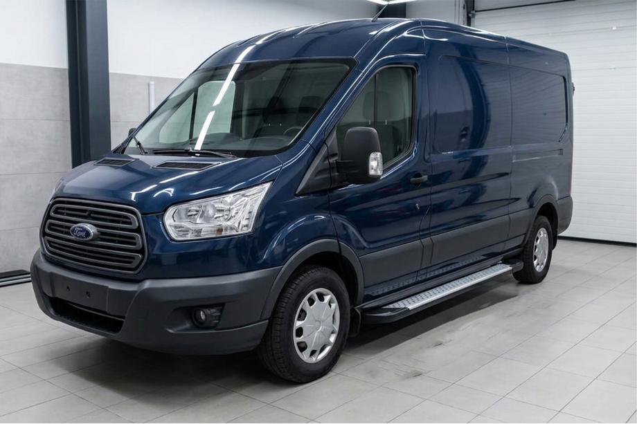Ford Transit 2014- Side Steps Allmond Grey (2 pcs, Aluminum) Image