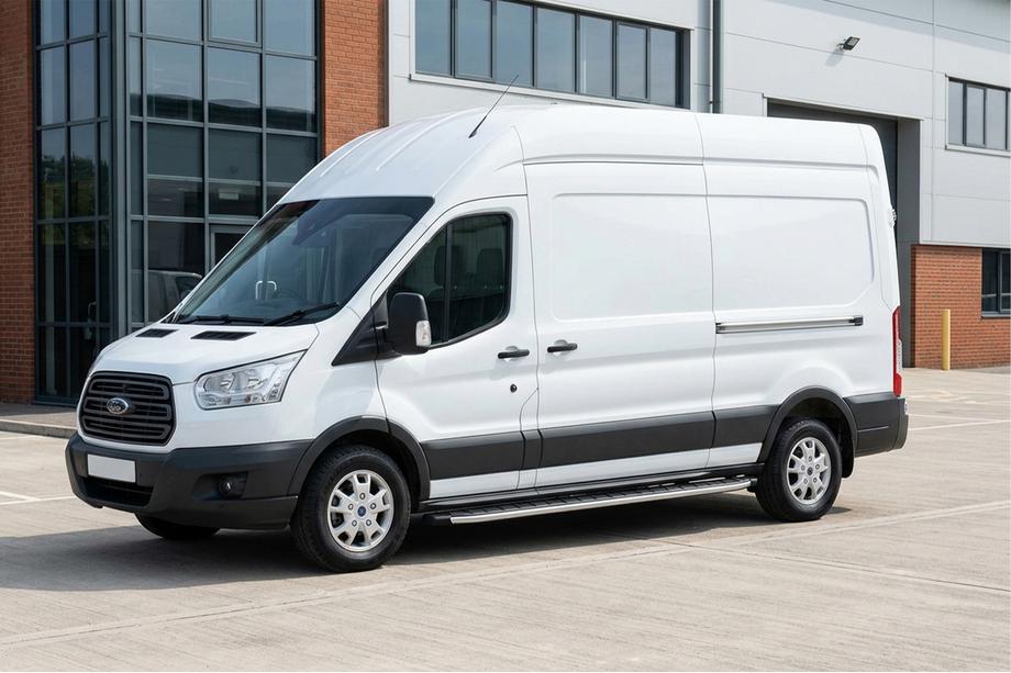 Ford Transit 2014- Side Steps Fullmond (2 pcs, aluminum) Image
