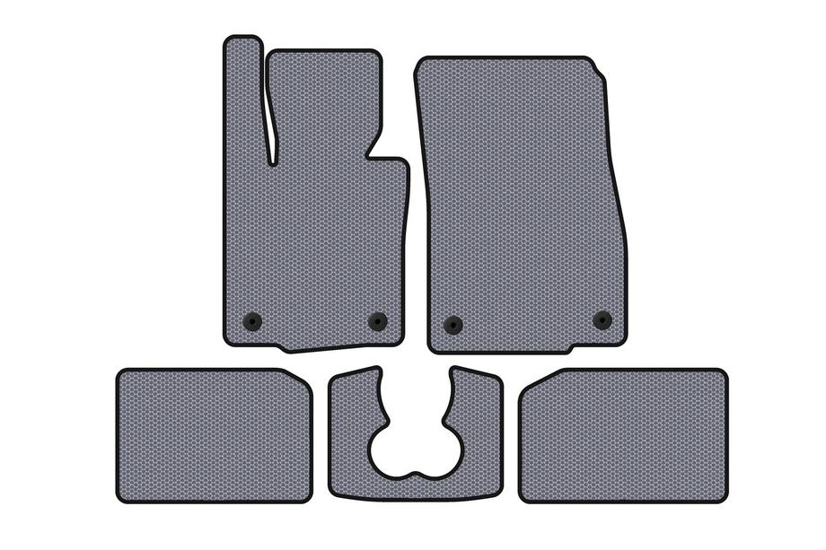 Mini Cooper F55/56/57 2014-2023 Rubber floor mats Carsuit (for S F55, 5-door, grey) Image