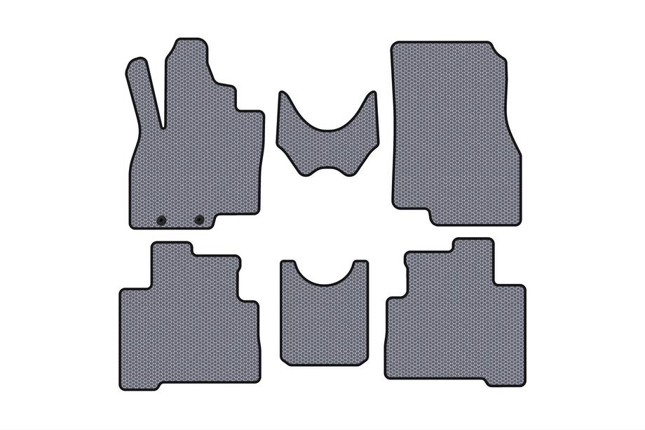 Mitsubishi Grandis 2003-2011 Rubber Floor Mats Carsuit (2 Rows, Grey) Image