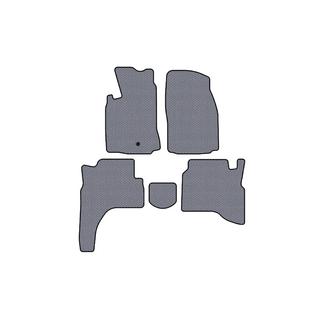 Rubber Floor Mats Carsuit (Gray) Mitsubishi Pajero Sport 1996-2007 photo 1