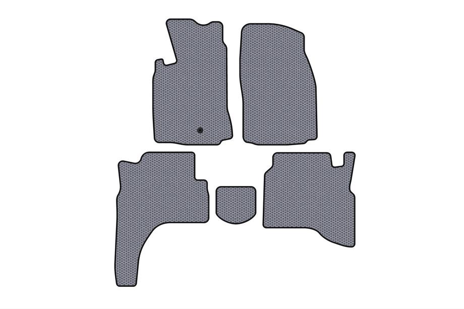Mitsubishi Pajero Sport 1996-2007 Rubber Floor Mats Carsuit (Gray) Image