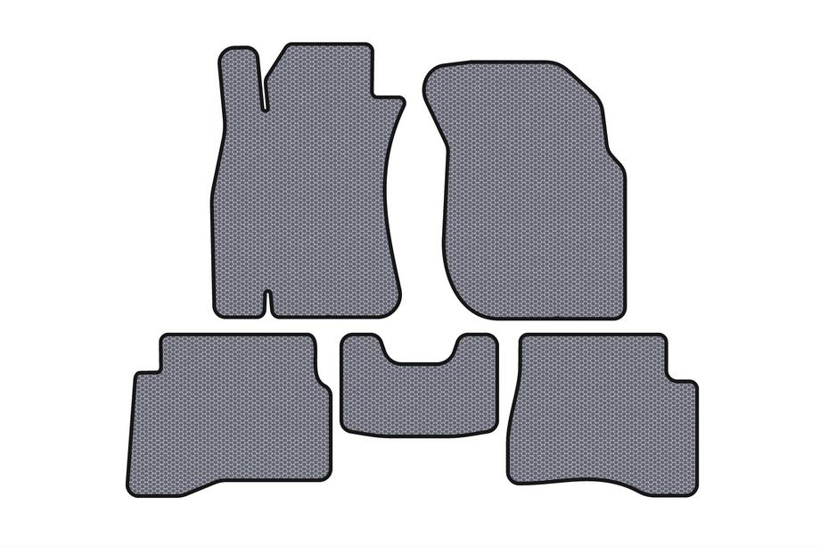 Nissan Almera N16 2000-2006 Rubber Floor Mats Carsuit (SD, Gray) Image