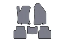 Nissan Altima 2012-2018 Rubber Floor Mats Carsuit (SD, Gray) photo 1