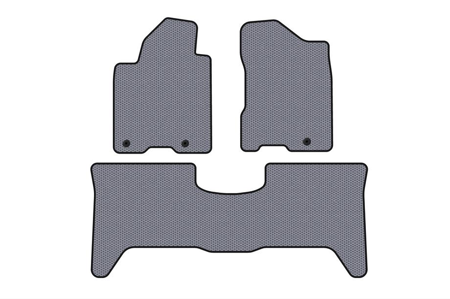 Nissan Armada 2003-2015 Rubber Floor Mats Carsuit (2 Rows, 2003-2008 Gray) Image