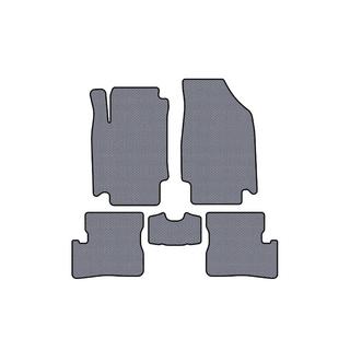 Rubber Floor Mats Carsuit (HB, Grey) Nissan Micra K12 2003-2010 photo 1