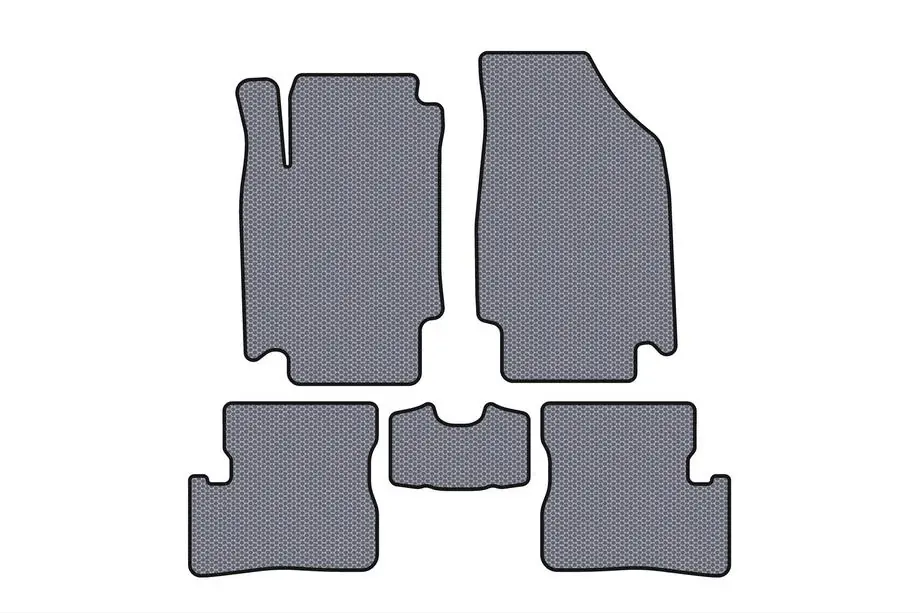 Nissan Micra K12 2003-2010 Rubber Floor Mats Carsuit (HB, Grey) Image