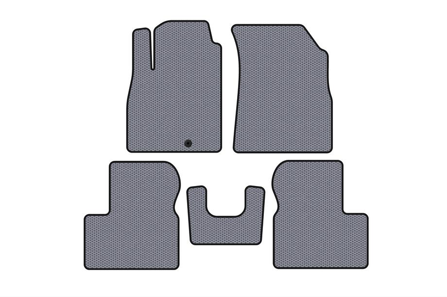 Nissan Micra K13 2011-2016 Rubber Floor Mats Carsuit (Gray) Image
