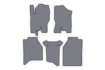 Nissan Navara 2006-2015 Rubber floor mats Carsuit (without boxes, Grey) photo 1