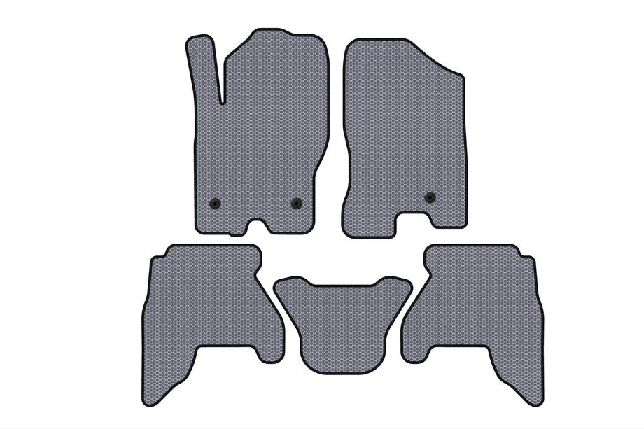 Nissan Pathfinder R51 2005-2014 Rubber floor mats Carsuit V1 (2 rows, grey, 2010-2014) Image