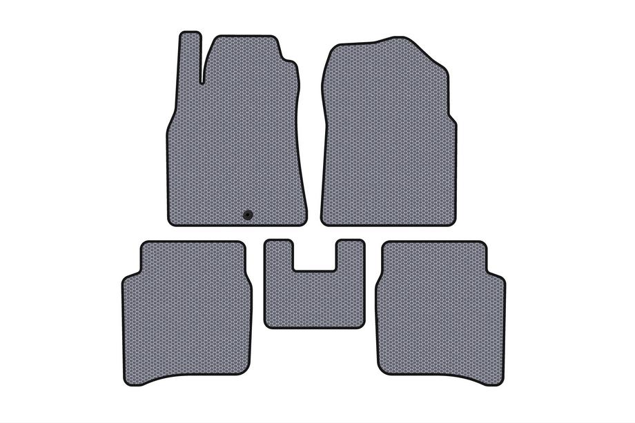 Nissan Primera P12 2002–2007 Rubber Floor Mats Carsuit (SD, Gray) Image