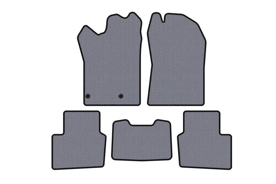 Nissan Qashqai 2021- Rubber Floor Mats Carsuit (Hybrid, Gray) Photo 1