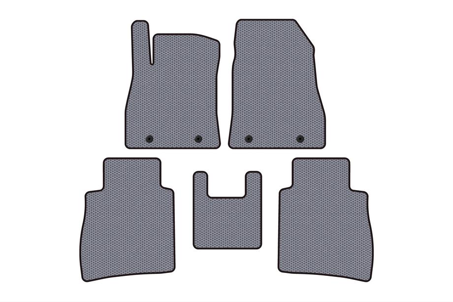 Nissan Sentra 2012-2019 Rubber Floor Mats Carsuit (SD, Gray) Photo 1