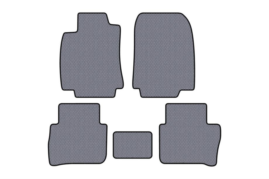 Nissan Tiida 2011-2014 Rubber Floor Mats Carsuit (HB, Grey) Image